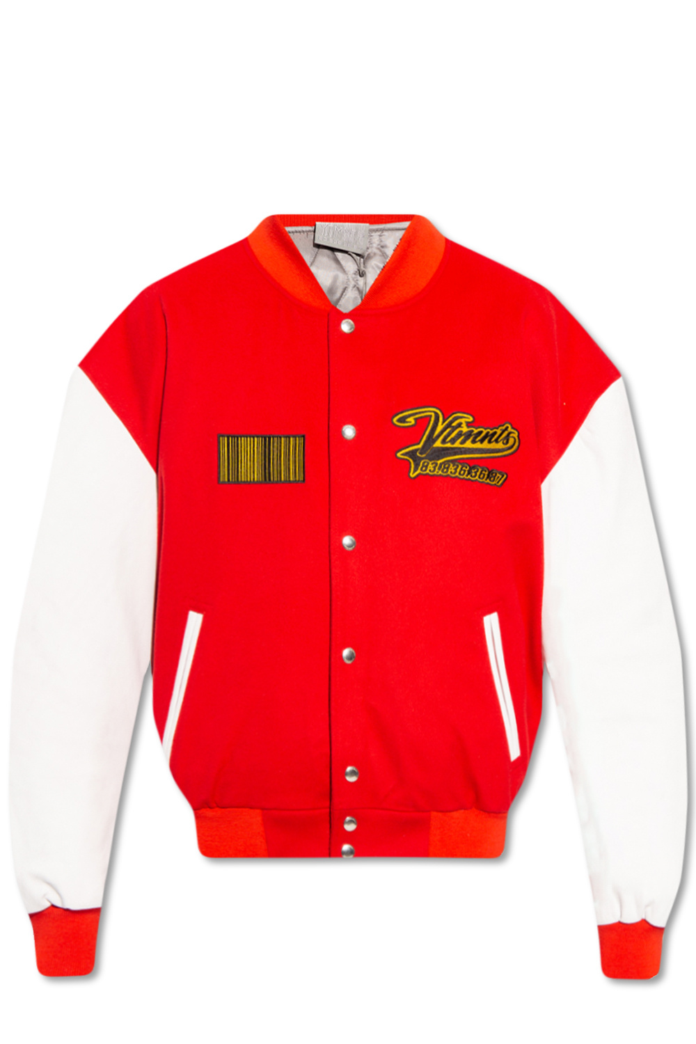 Bomber jacket hotsell red and white